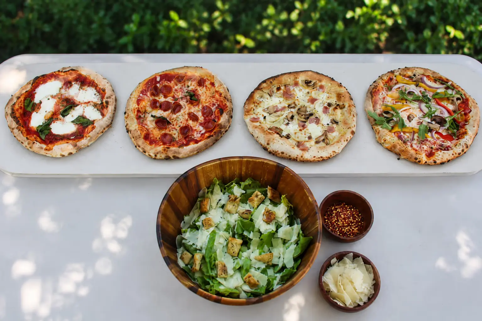 Pizza + Salad